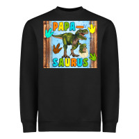 Black papa saurus Heavyweight Sweatshirt - Artiststas