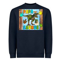 Navy papa saurus Heavyweight Sweatshirt - Artiststas
