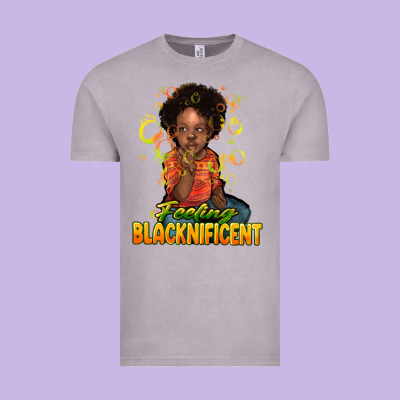 Feeling Blacknificent Vintage Tee Designed By Howdyjamesfarm