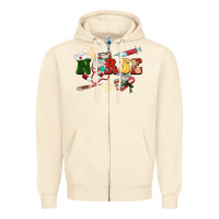 Sandshell Christmas nurse Zipper Hoodie - BarkalooDesign