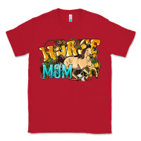 Red Horse Mom Rope Classic Tee - HowdyJamesFarm
