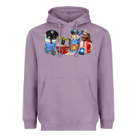 Lavender police coffee cup Heavyweight Hoodie - AdoDesignShop