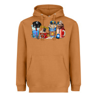 Meerkat police coffee cup Heavyweight Hoodie - AdoDesignShop