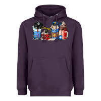 Plum police coffee cup Heavyweight Hoodie - AdoDesignShop