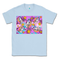Dusty Blue unicorn Classic Tee - Artiststas