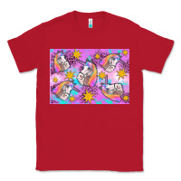 Red unicorn Classic Tee - Artiststas