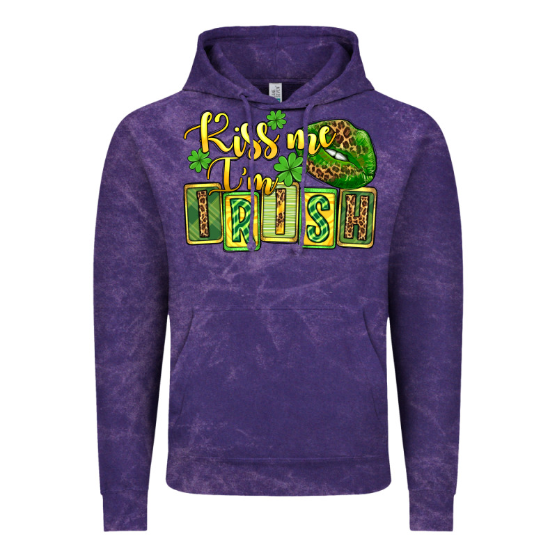 St. Patrick's Kiss Me I Am Irish Vintage Hoodie by OliviaCreatesArt | Teevron