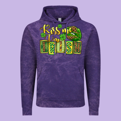 St. Patrick's Kiss Me I Am Irish Vintage Hoodie Designed By Oliviacreatesart