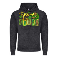 Vintage Black St. Patrick's Kiss me i am irish Vintage Hoodie - OliviaCreatesArt
