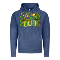 Vintage Denim St. Patrick's Kiss me i am irish Vintage Hoodie - OliviaCreatesArt