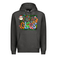 Charcoal Heather grangaran claus Premium Hoodie - CowhideDigitalArt