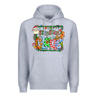Heather Grey grangaran claus Premium Hoodie - CowhideDigitalArt