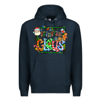 Navy grangaran claus Premium Hoodie - CowhideDigitalArt