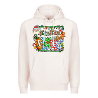 Pale Pink grangaran claus Premium Hoodie - CowhideDigitalArt