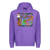 Purple grangaran claus Premium Hoodie - CowhideDigitalArt