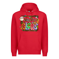 Red grangaran claus Premium Hoodie - CowhideDigitalArt