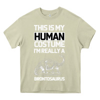 Mossy This Is My Human Costume Im Really A Brachiosaurus Heavy Core Tee - Bettercallsaul