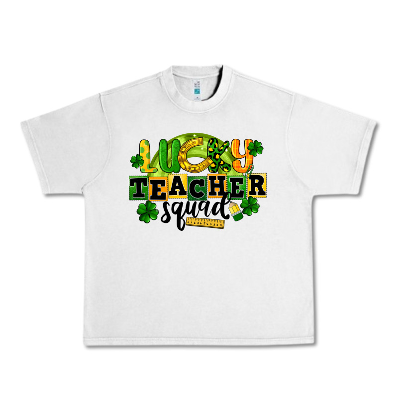 Lucky Teacher Squad St. Patrick's Day Urban Heavy Tee by CowGirlArtShop | Teevron