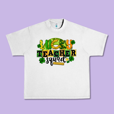 Lucky Teacher Squad St. Patrick's Day Urban Heavy Tee Designed By Cowgirlartshop