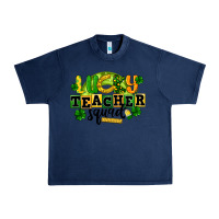 Navy Lucky Teacher Squad St. Patrick's Day Urban Heavy Tee - CowGirlArtShop