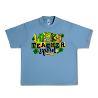 Pebble Blue Lucky Teacher Squad St. Patrick's Day Urban Heavy Tee - CowGirlArtShop