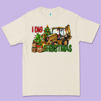 I Dig Christmas Premium Tee Designed By Nancycooperartshop