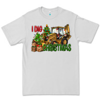 Dove Grey I dig Christmas Premium Tee - NancyCooperArtShop