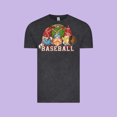 Baseball Gnomies Vintage Tee Designed By Howdyjamesfarm