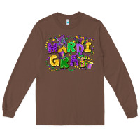 Chestnut mardi gras Long Sleeve Tee - FaDigitalArtStudio