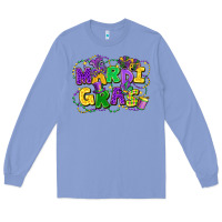 Colony Blue mardi gras Long Sleeve Tee - FaDigitalArtStudio