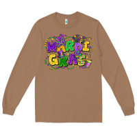Toasted Coconut mardi gras Long Sleeve Tee - FaDigitalArtStudio