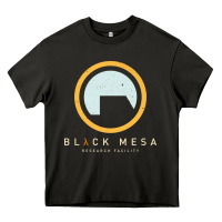 Asphalt Black Mesa Research Facility T-Shirt Heavy Core Tee - maiPhamDesign