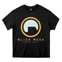 Black Black Mesa Research Facility T-Shirt Heavy Core Tee - maiPhamDesign