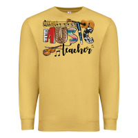 Antique Gold music teacher Premium Sweatshirt - AdoDesignShop