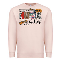Pale Pink music teacher Premium Sweatshirt - AdoDesignShop