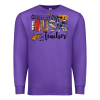 Purple music teacher Premium Sweatshirt - AdoDesignShop