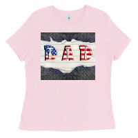 Bubblegum Pink fixer dad father's day Ladies Tee - TumblerDesignByShophia