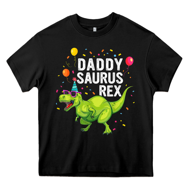 Mens Daddysaurus T Rex Dinosaur Daddy Family Matching Gifts Idea Heavy Core Tee by maiPhamDesign | Teevron