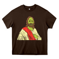 Chocolate Brown zombie jesus halloween costume christian christ Heavy Core Tee - maiPhamDesign