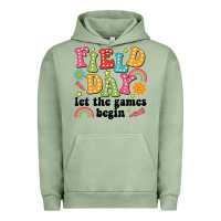 Pigment Oil Green field day let the games begin Urban Hoodie - JahusDesignShop