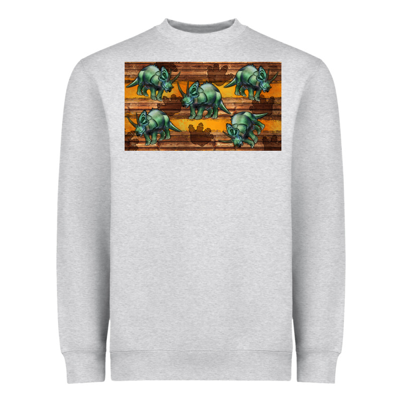 Dinosaur Triceratops Sippy Cup Heavyweight Sweatshirt by Artiststas | Teevron