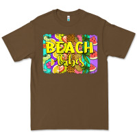 Cacao beach vibes summer brushstroke Premium Tee - Jasminsmagicworld