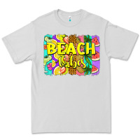 Dove Grey beach vibes summer brushstroke Premium Tee - Jasminsmagicworld