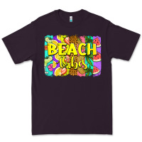 Plum beach vibes summer brushstroke Premium Tee - Jasminsmagicworld