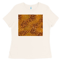 Bone glitter cowhide Ladies Tee - TumblerDesignByShophia