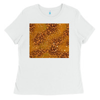 White glitter cowhide Ladies Tee - TumblerDesignByShophia