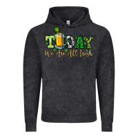 Vintage Black Today we are all Irish Vintage Hoodie - OliviaCreatesArt