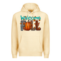 Pina Colada Welcome Fall Premium Hoodie - CowhideDigitalArt