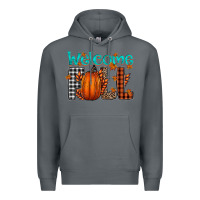 Rock Welcome Fall Premium Hoodie - CowhideDigitalArt