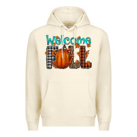 Sandshell Welcome Fall Premium Hoodie - CowhideDigitalArt